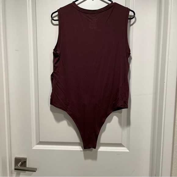 A New Day Dark Brown Tank Body Suit Size XL NWT - Picture 2 of 2
